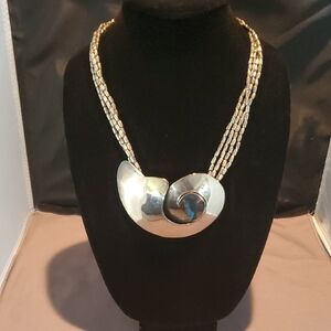 Elegant Silver Costum Necklace
